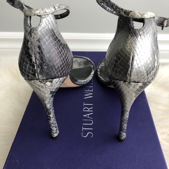 Stuart Weitzman Nudistsong Rock Medley Python - Picture 5 of 8
